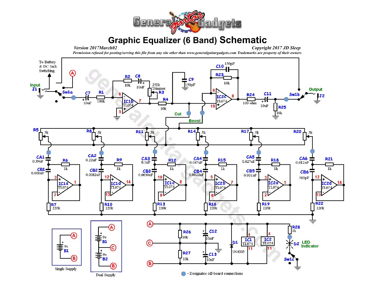 Graphic EQ Schematic