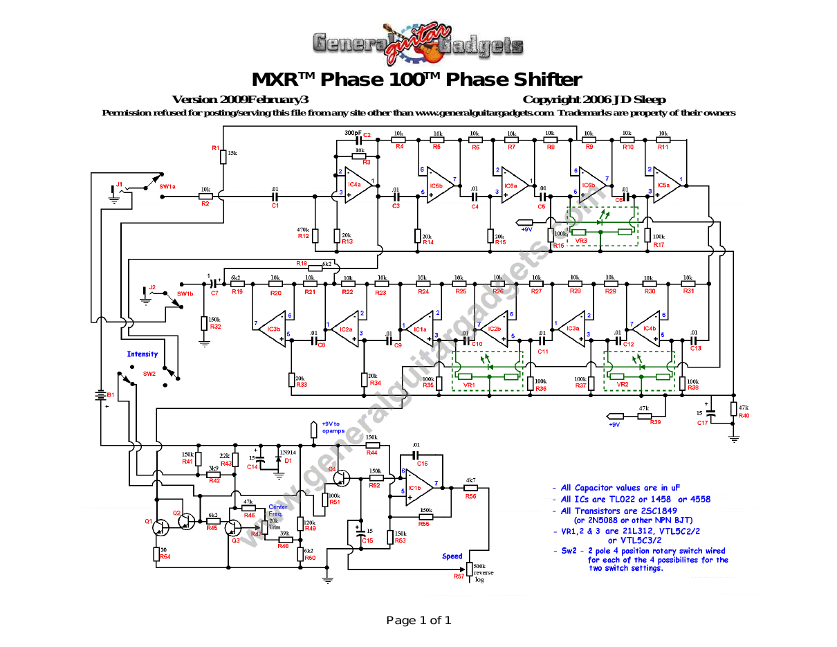Phase 100 Schematic